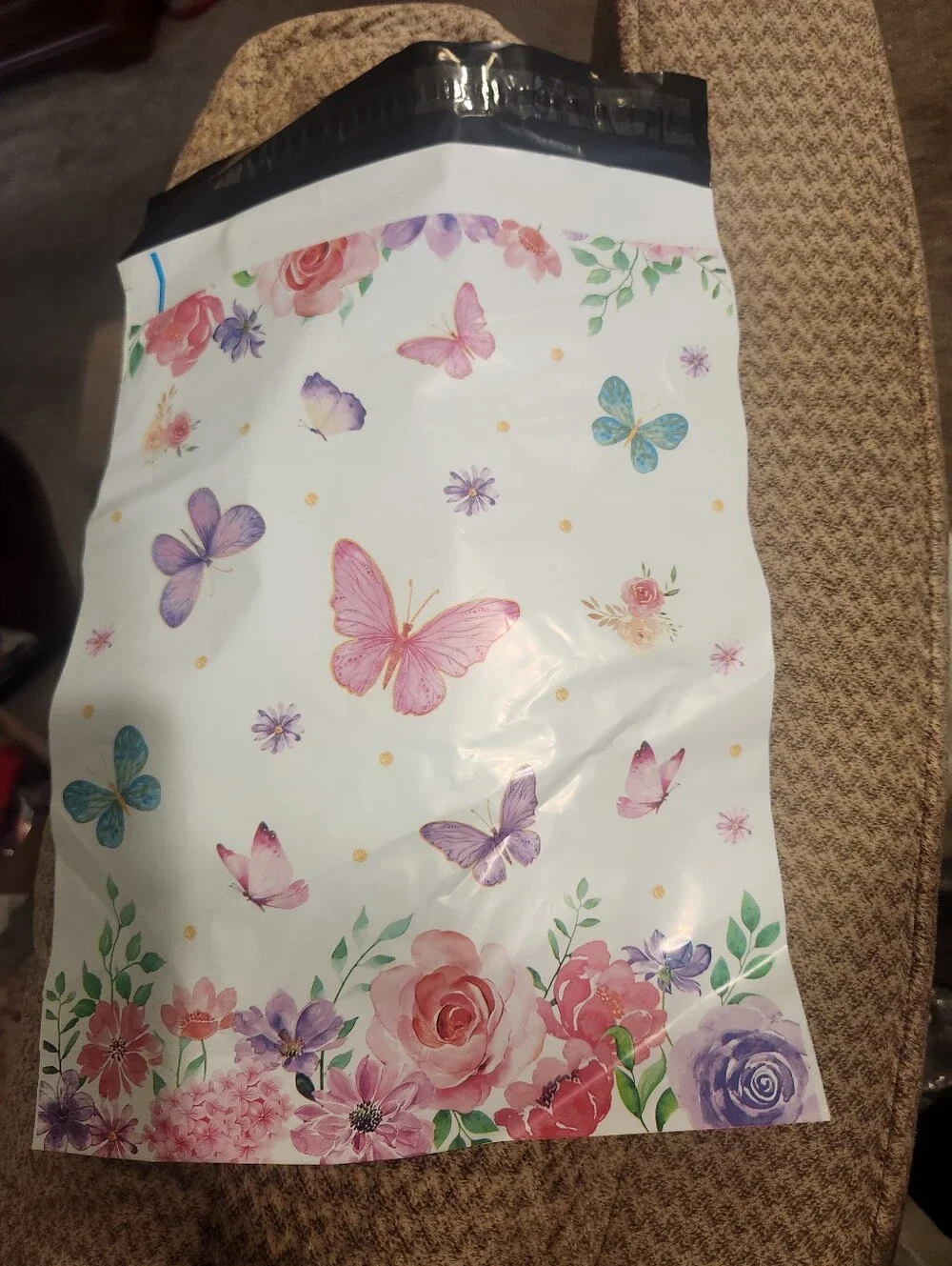 Floral Butterfly 10x13 POly BAGS QTY 20